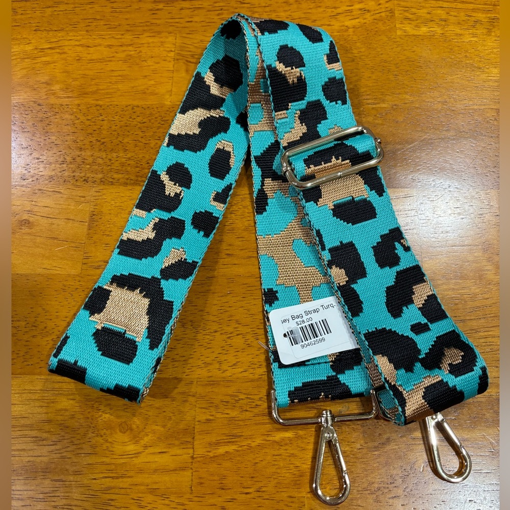 Leopard Print Adjustable Bag Strap